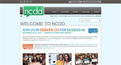 Desktop Screenshot of ncdd.org