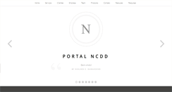 Desktop Screenshot of ncdd.com.br