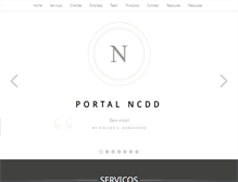 Tablet Screenshot of ncdd.com.br